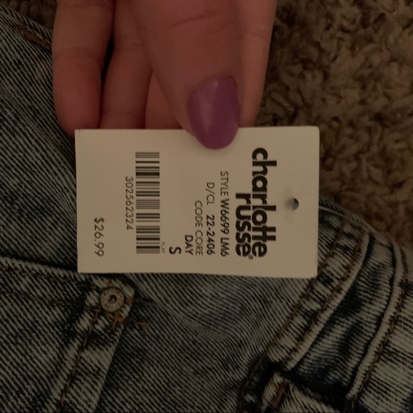 Refugee blue jean mini skirt - Picture 4 of 4